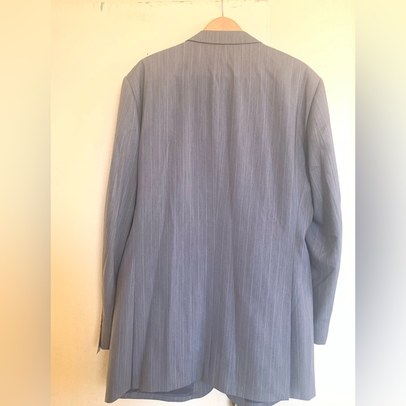 EMMANUEL UNGARO Men’s (Italian Import) Worsted Wool Suit Jacket-Sz 44XL/36 Grey